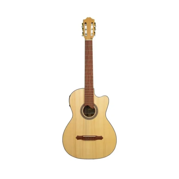 GUITARRA ELECTRO ACÚSTICA CON CUTAWAY PRO ABETO – CAOBA - Imagen 2