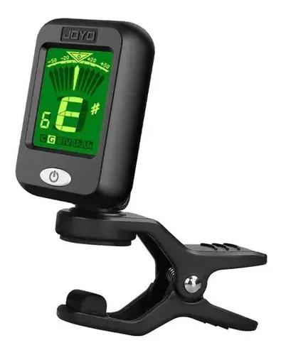 Afinador digital cromático Joyo JT-09 con clip para guitarra, bajo, violín y ukelele.