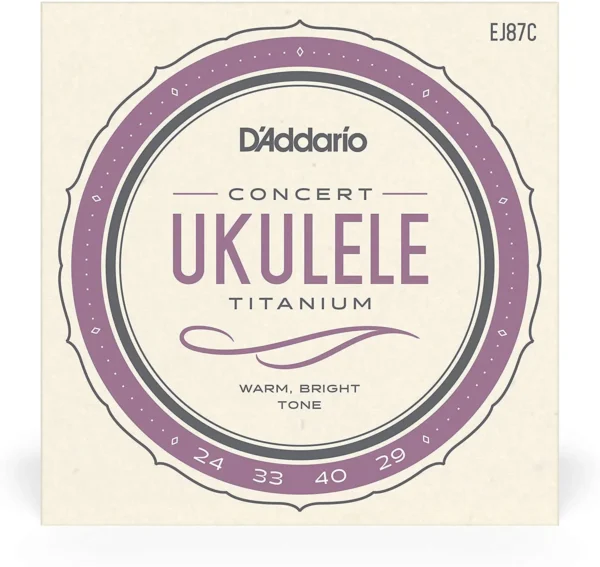 UKULELE - DADDARIO EJ87C TITANIUM CONCIERTO