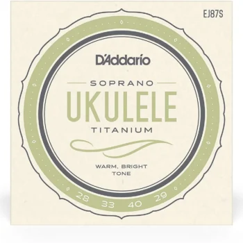 UKULELE - DADDARIO EJ87S TITANIUM SOPRANO