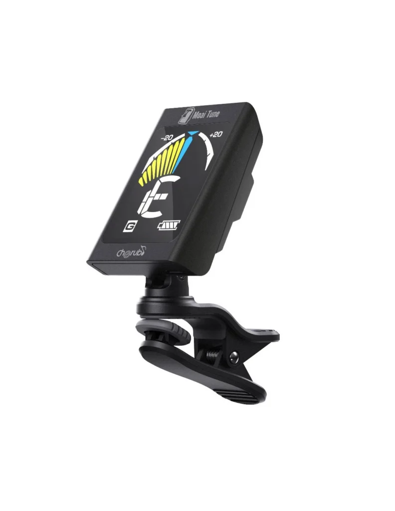 Afinador cromático digital Cherub WST-680 para guitarra, bajo, violín y ukelele.
