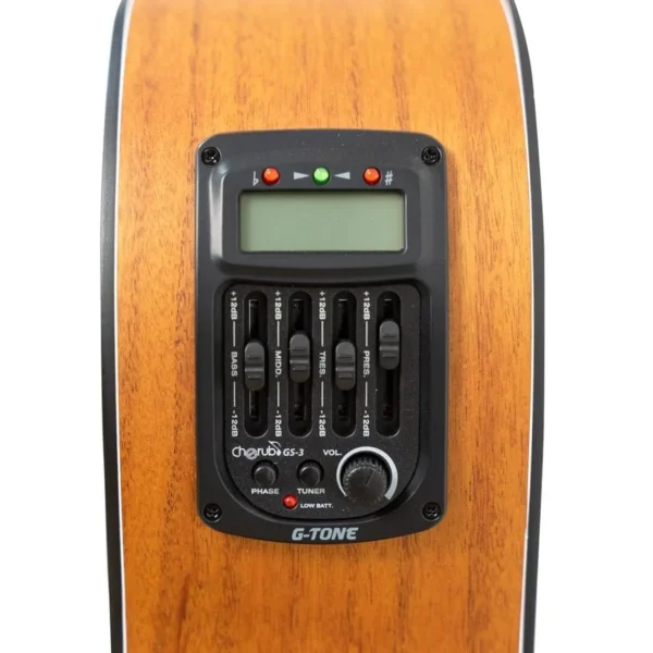 GUITARRA ELECTRO ACÚSTICA PRO ABETO – CAOBA - Imagen 2