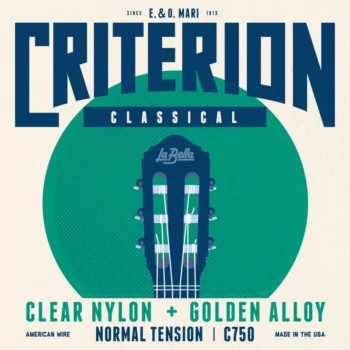 Encordado La Bella C750 para guitarra clásica nylon rectificado
