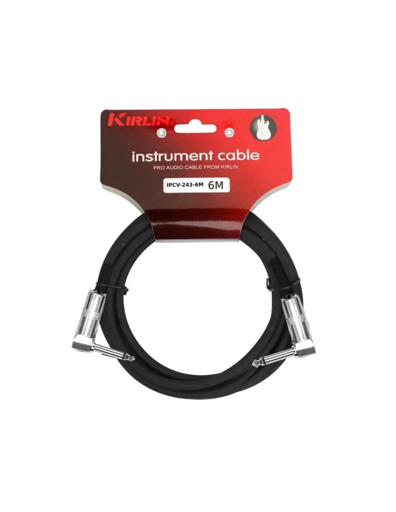 Cable Kirlin 6MT IPCV-243 BK para guitarra, bajo y teclado